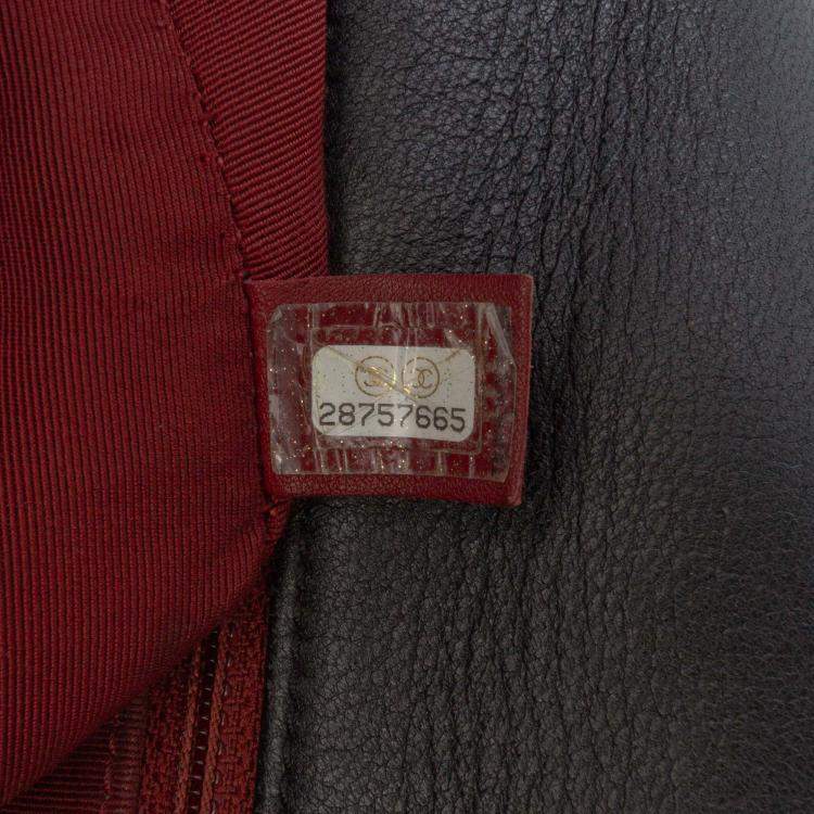 Pre Owned Chanel Black Large Lambskin 19 Flap