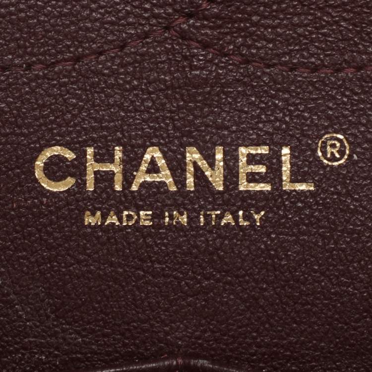 مملوكة مسبقًا حقيبة شانيل جامبو كلاسيك جلد كافيار أسود مبطن بقلاب مزدوج