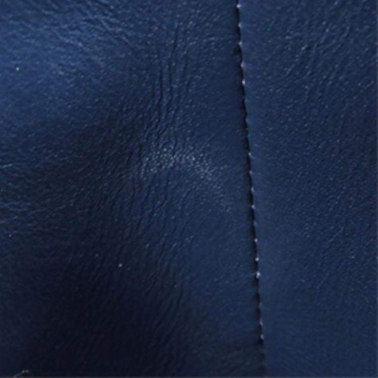 Pre Owned Chanel Navy Blue Quilted Lambskin Trendy CC Vanity Case