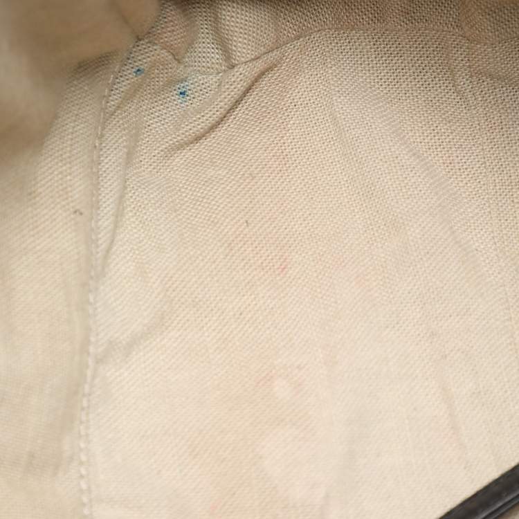 Pre Owned Chanel Indigo Canvas and Leather Small Deauville Shopper Tote