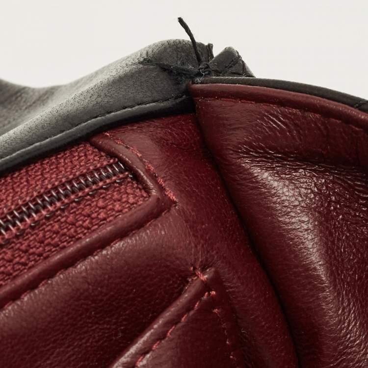 Pre Owned Chanel Black Quilted Leather Maxi Classic Single Flap Bag