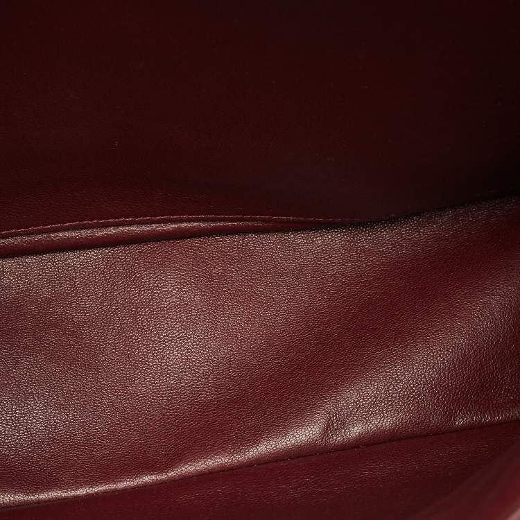 Pre Owned Chanel Black Quilted Leather Maxi Classic Single Flap Bag