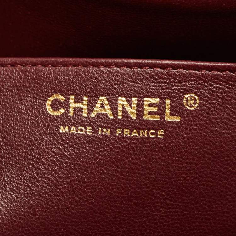 Pre Owned Chanel Black Quilted Leather Maxi Classic Single Flap Bag