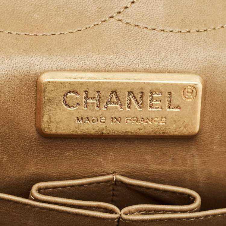 Pre Owned Chanel Gold/Black Python Jumbo Classic Double Flap Bag