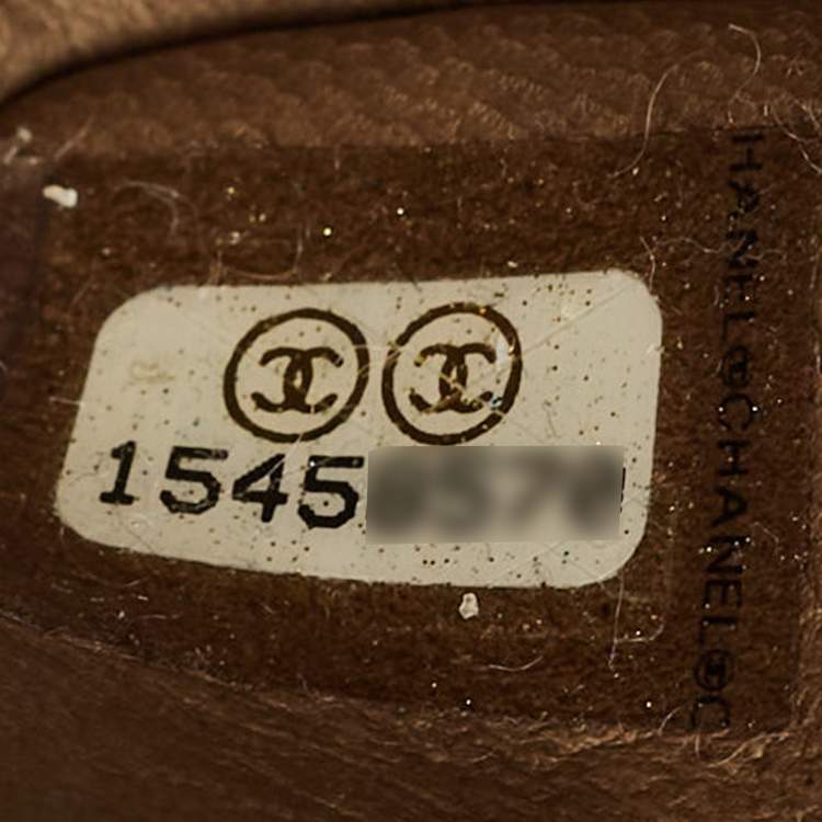 Pre Owned Chanel Gold/Black Python Jumbo Classic Double Flap Bag