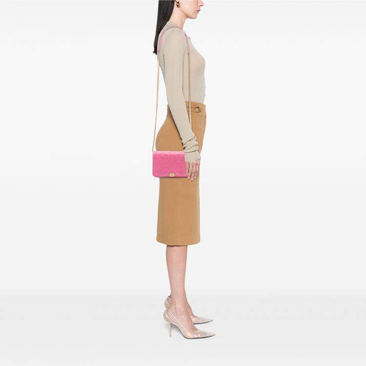 Pre Owned Chanel Small Quilted Caviar Boy Flap