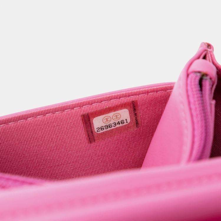 Pre Owned Chanel Small Quilted Caviar Boy Flap