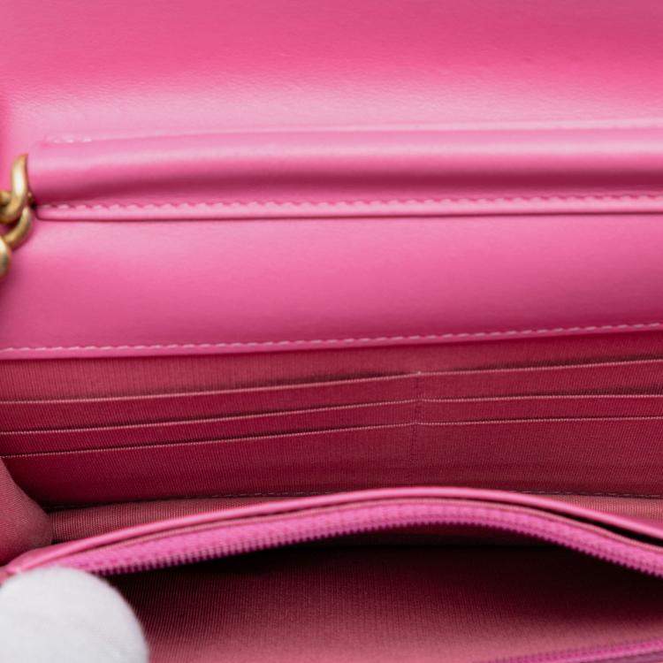 Pre Owned Chanel Small Quilted Caviar Boy Flap