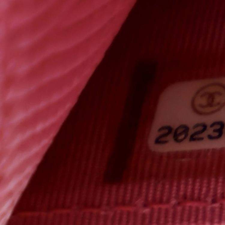 Pre Owned Chanel CC Lizard Embossed Calfskin Leather Wallet on Chain Bag