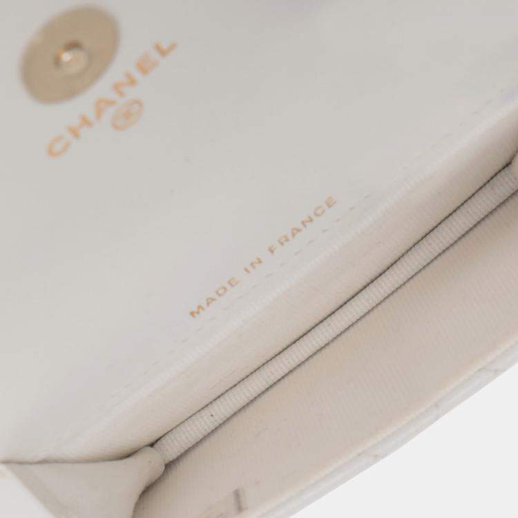 Pre Owned Chanel Punk Essentials Chain Flap Quilted Lambskin Leather Belt Bag