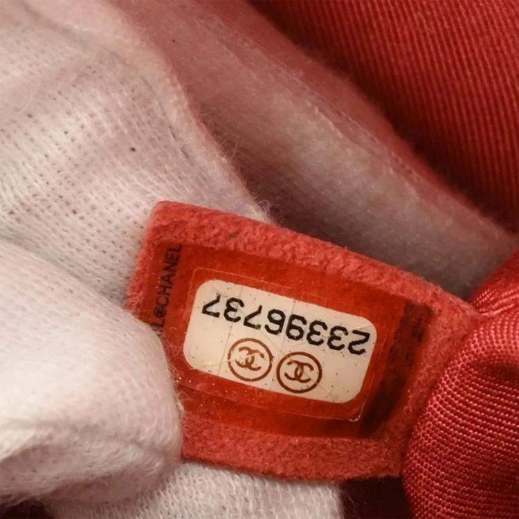 Pre Owned Chanel Pink Tweed Single Flap Patchwork Shoulder Bag