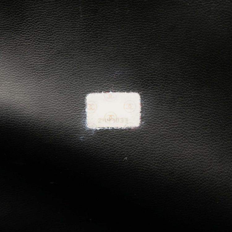 Pre Owned Chanel Black CC Caviar Chain Tote