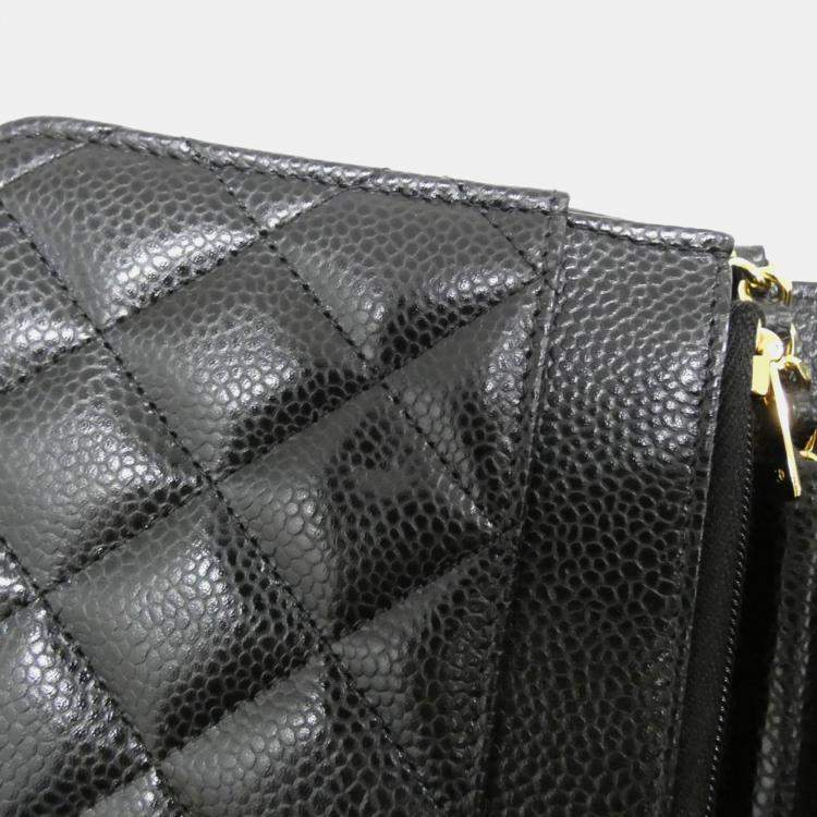 Pre Owned Chanel Timeless Classic Line Chain Wallet