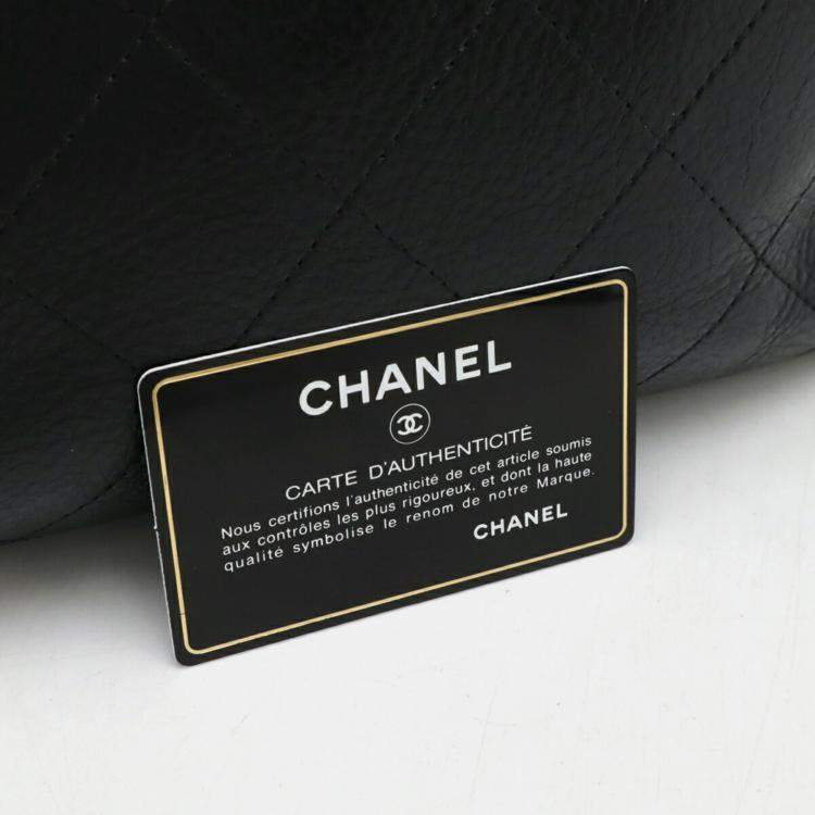 Pre Owned Chanel Small Bag Handbag Chain Shoulder Calfskin Black