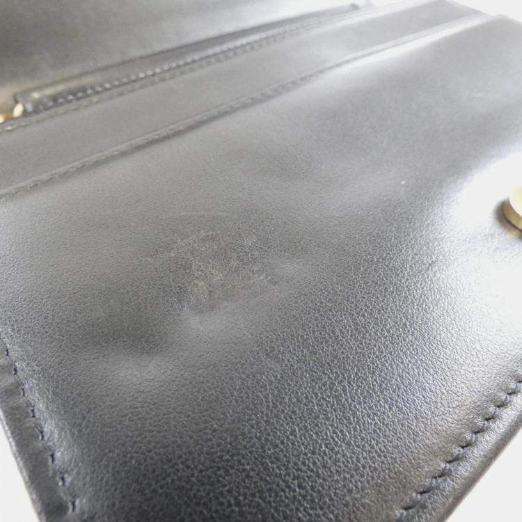 Pre Owned Chanel Boy Line Chain Wallet