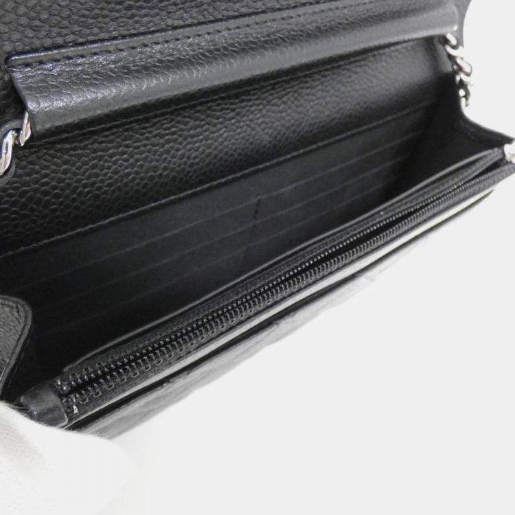 Pre Owned Chanel Timeless Classic Line Chain Wallet