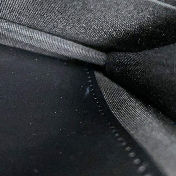 Pre Owned Chanel Boy Chanel Chain Wallet Black Caviar Leather