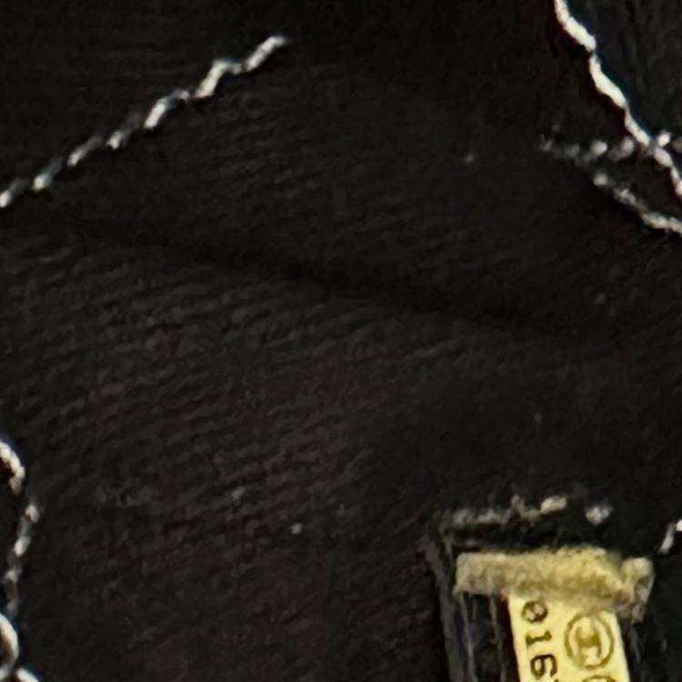 Pre Owned Chanel Silver Large Quilted Metallic Caviar Shopping Fever Tote