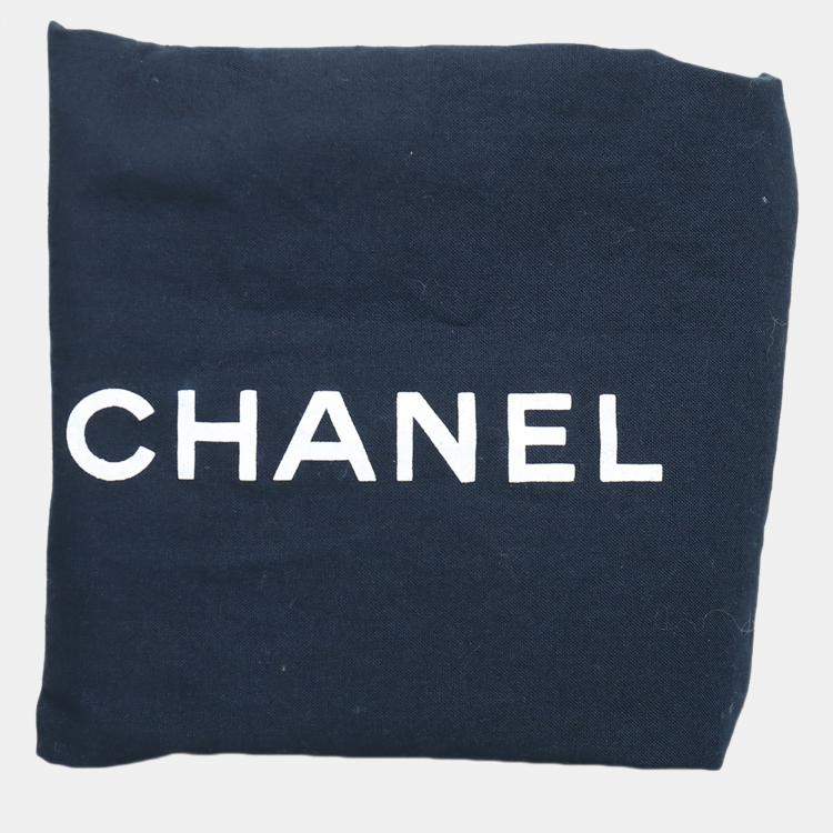 Pre Owned Chanel Python Crochet Soft Chain Flap Bag