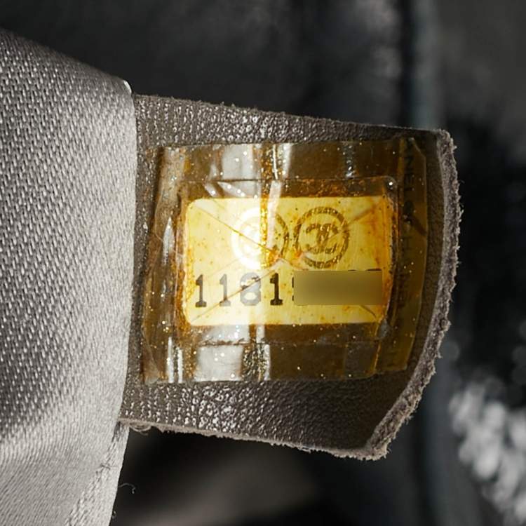 Pre Owned Chanel Black Leather and Patent Leather Large Patchwork Brooklyn Cabas Tote