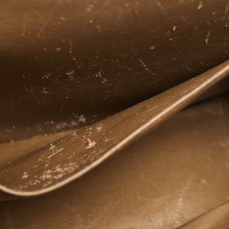 Pre Owned Chanel Brown Quilted Caviar Leather Maxi Classic Double Flap Bag