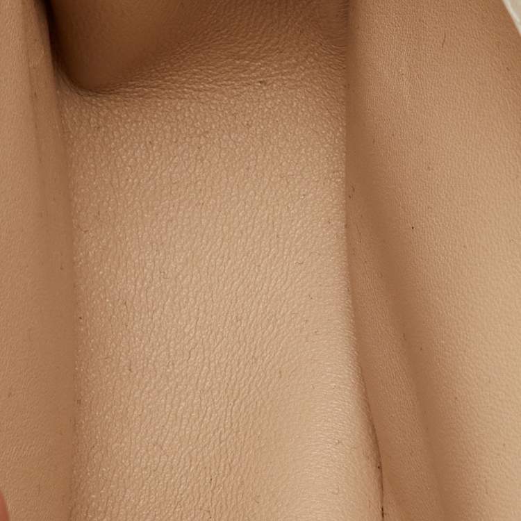 Pre Owned Chanel White Quilted Leather Mini Carry Chic Flap Bag