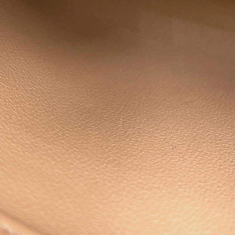 Pre Owned Chanel Matelasse Top Handle 2-Way Chain Shoulder Bag Beige Shiny Lambskin Size Small