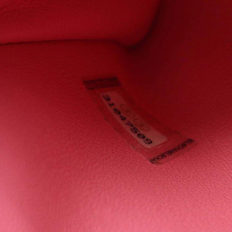 Pre Owned Chanel Coco Handle Xxs 2Way Shoulder Handbag Lamb Leather Black