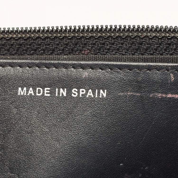 Pre Owned Chanel Black Caviar Leather CC Wallet On Chain