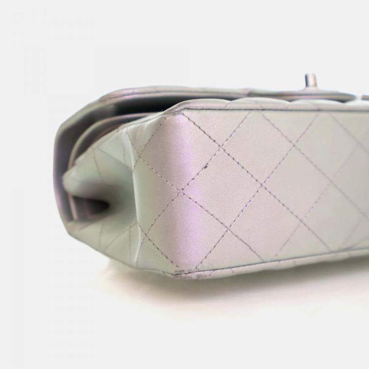 Pre Owned Chanel Small Lambskin Classic Double Flap Bag