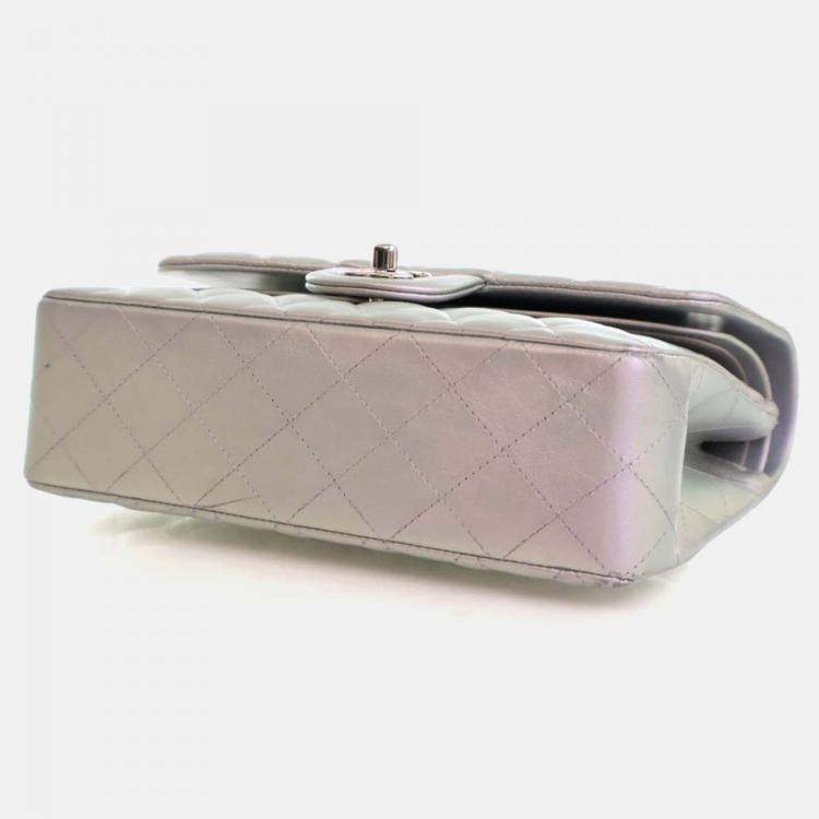 Pre Owned Chanel Small Lambskin Classic Double Flap Bag