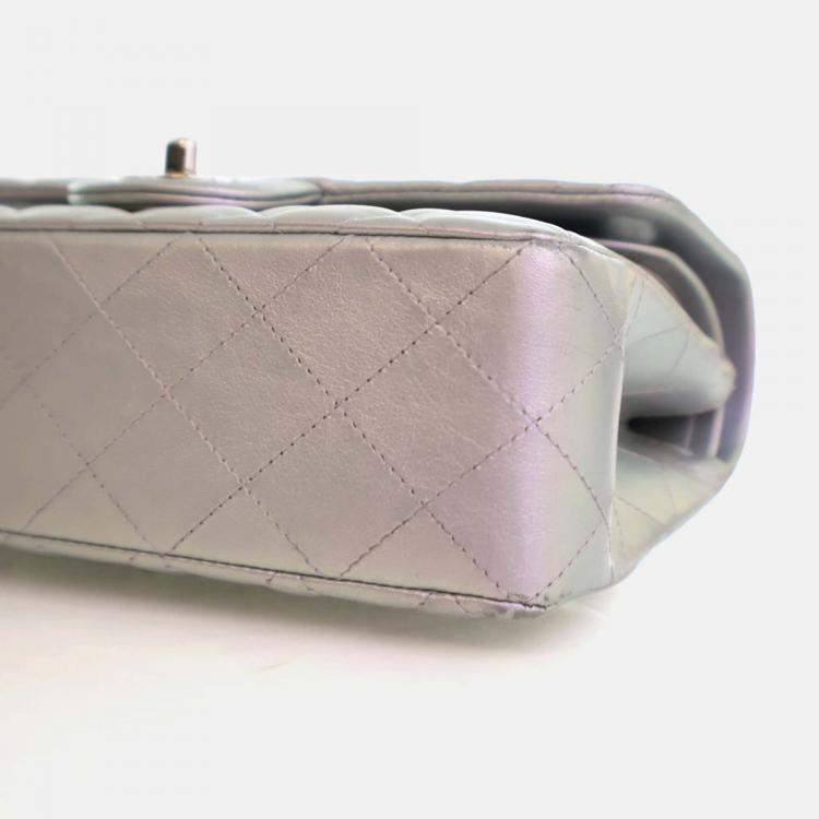 Pre Owned Chanel Small Lambskin Classic Double Flap Bag