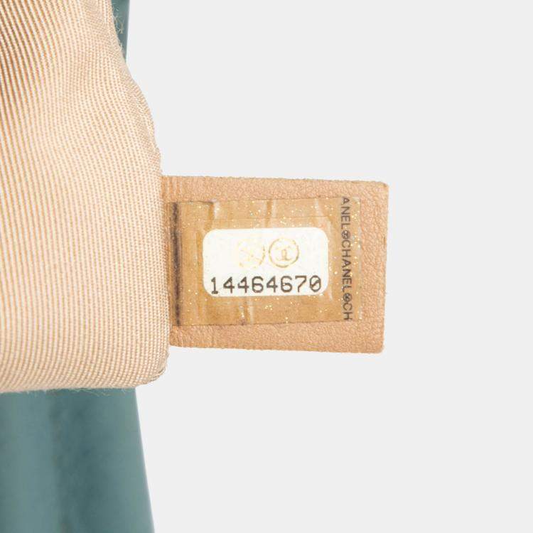 Pre Owned Chanel Blue Quilted Caviar Timeless Tote XL