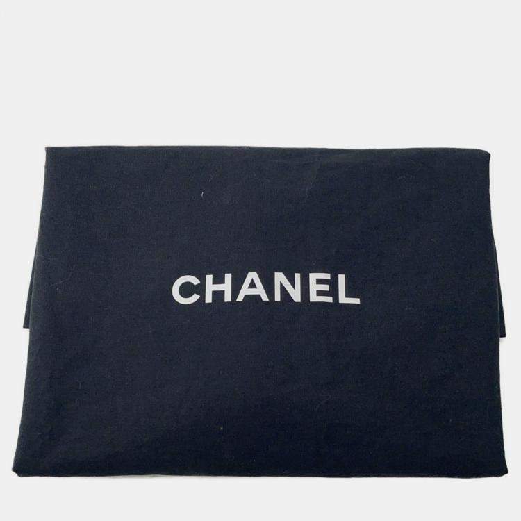 Pre Owned Chanel Matelasse Coco Mark Black Lambskin Backpack