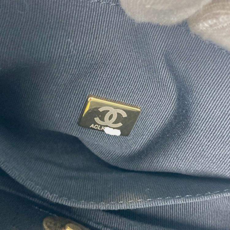 Pre Owned Chanel Chain Bag Quilted Matelasse Small Shopping Cc Coco Mark Shoulder Lambskin Black