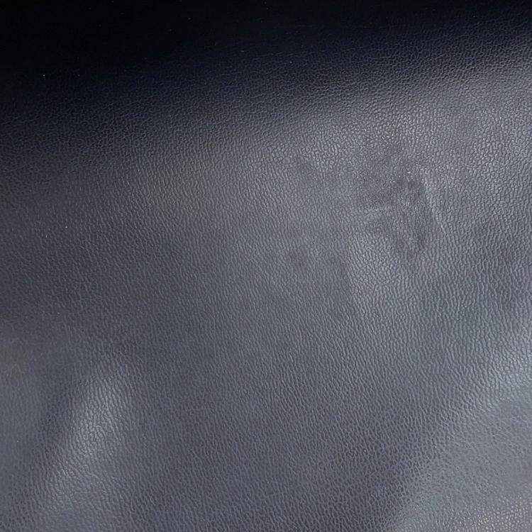 Pre Owned Chanel Handbag Coco Mark Blue Denim Vanity Bag