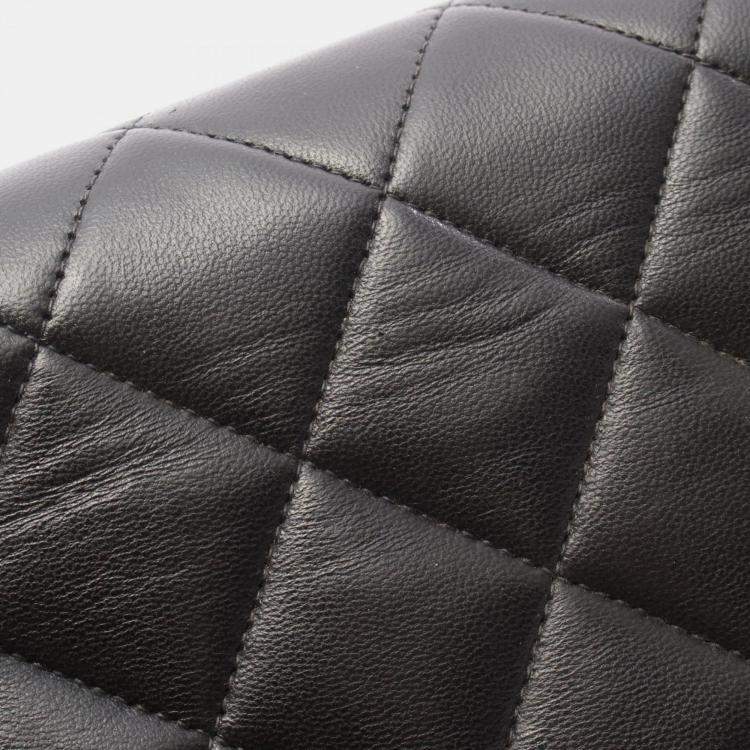 مملوكة مسبقًا Chanel Matelasse Diana Flap Shoulder Bag Lambskin (Sheepskin) Black