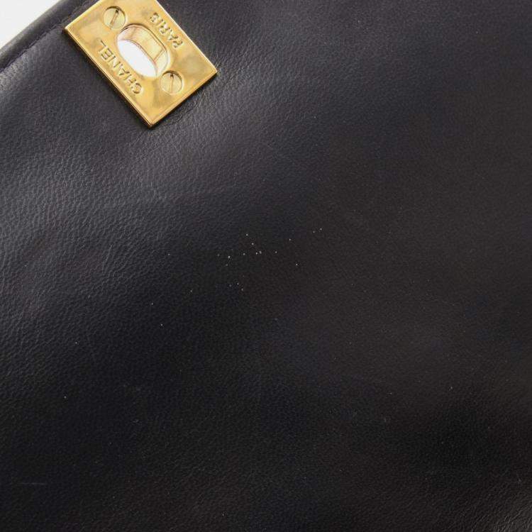 مملوكة مسبقًا Chanel Matelasse Diana Flap Shoulder Bag Lambskin (Sheepskin) Black