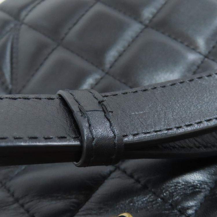 Pre Owned Chanel Matelasse Chain Shoulder Bag Lambskin