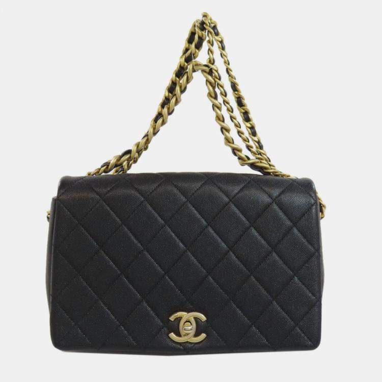 مملوكة مسبقًا Chanel Matelasse Shoulder Bag Grained Calfskin