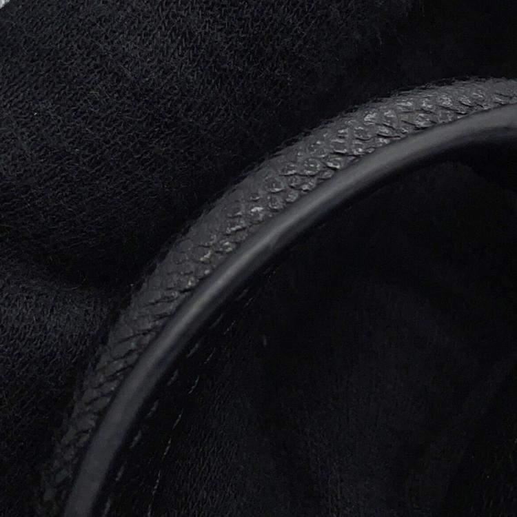 Pre Owned Chanel Matelasse Coco Mark Mini Backpack In Caviar Skin Black