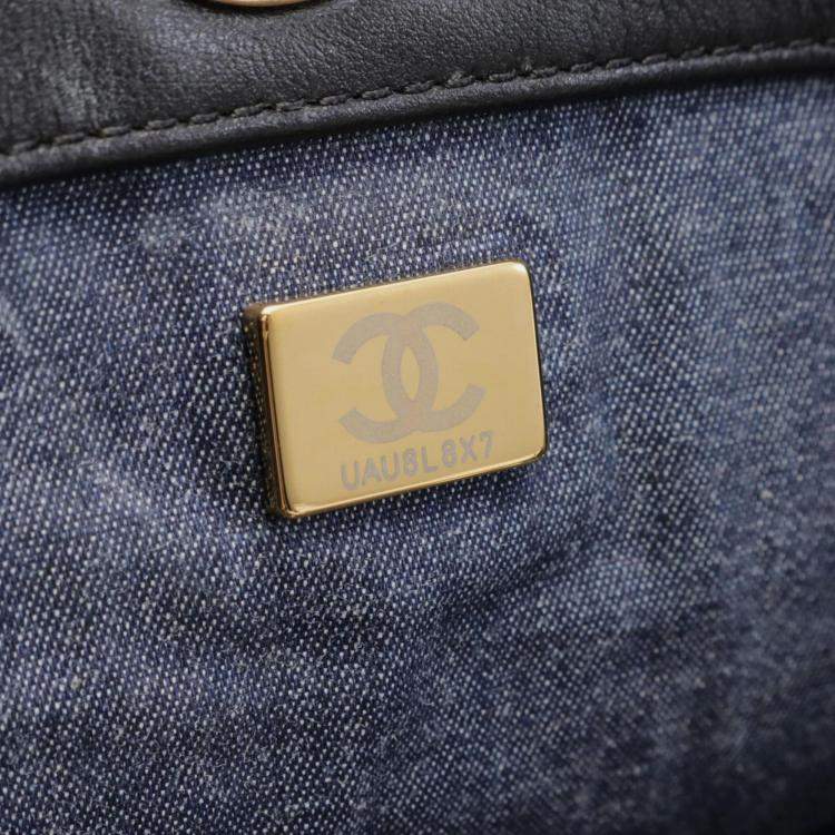 Pre Owned Chanel Matelasse Tote Bag Leather Black