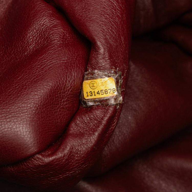 Pre Owned Chanel Beige Quilted Lambskin Coco Cocoon Bowler Bag