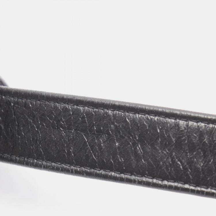 Pre Owned Chanel Boy Small Black Leather Shoulder Bag