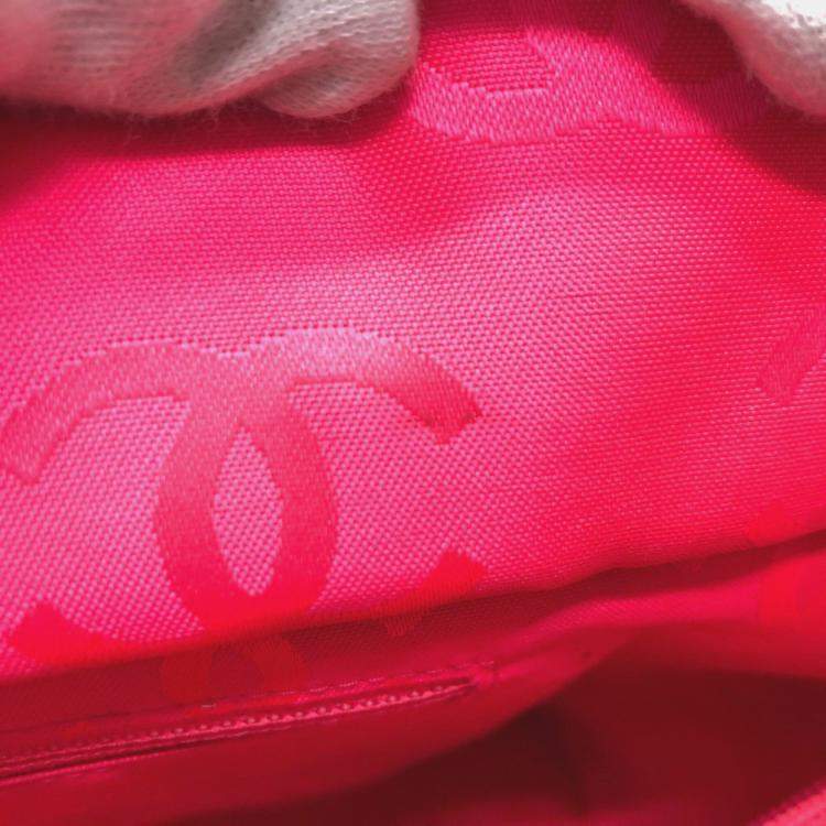 Pre Owned Chanel Cc Coco Mark Cambon Line Large Shoulder Bag/Tote Bag In Tweed Purple