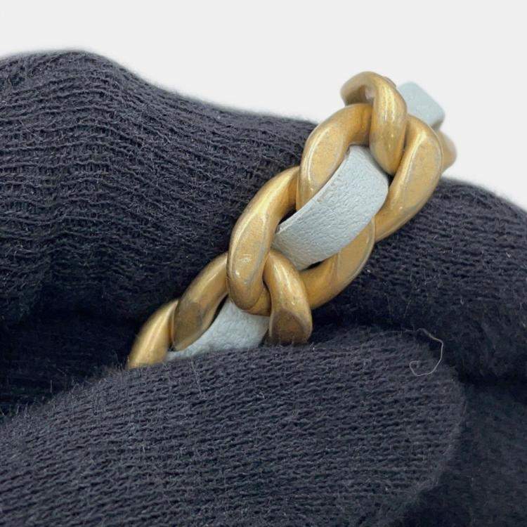 Pre Owned Chanel Chain Wallet 19 Coin Purse Lambskin