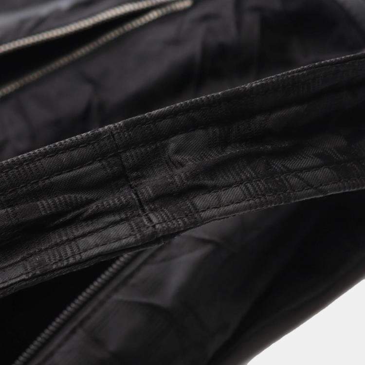 Pre Owned Chanel New Travel Line Tote Bag Nylon Black
