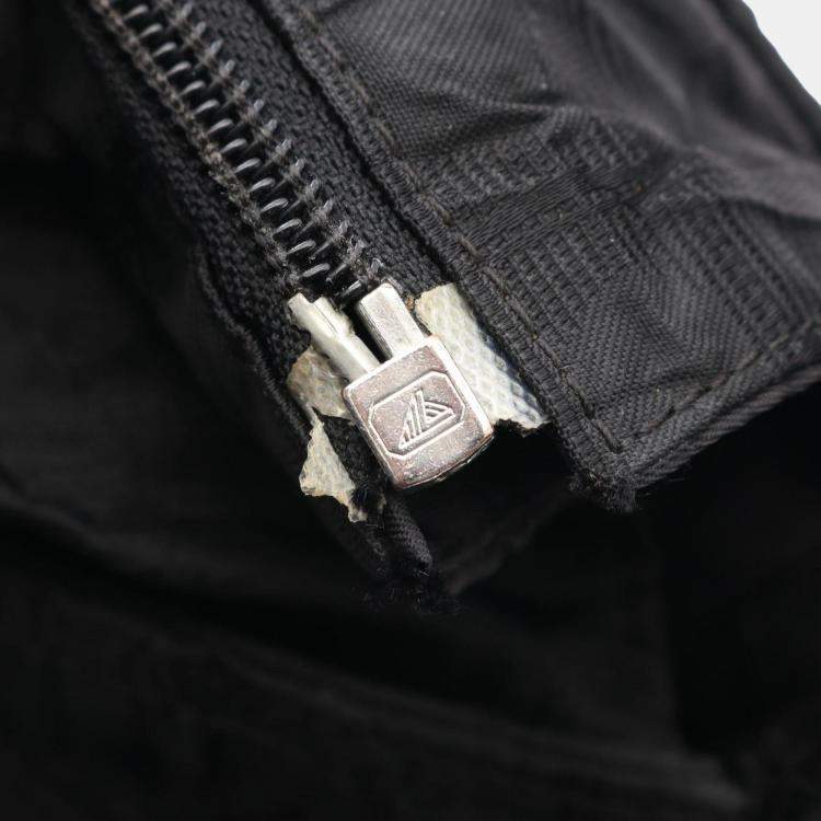 Pre Owned Chanel New Travel Line Tote Bag Nylon Black