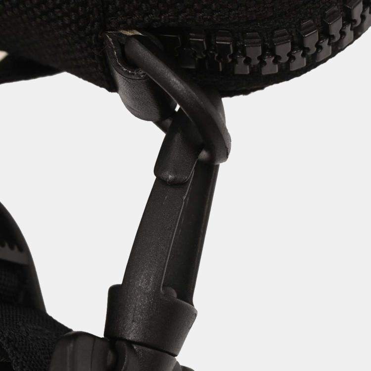 Pre Owned Chanel Black White Travel Line Crossbody Bag