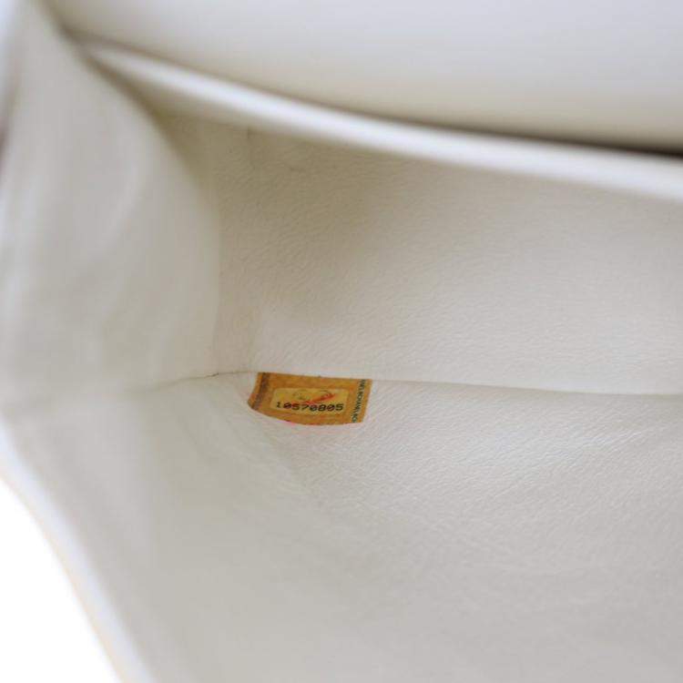 Pre Owned Chanel Vintage Medium Tweed Classic Flap Bag